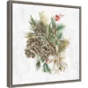 16" X 16" Holiday Spirit Pinecone Wreath By PI Studio Framed Canvas Wall Art - Amanti Art -Amanti Art GUEST 4e9707d4 fc02 4326 a73b 2ffa74712f94