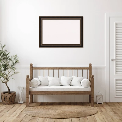 42"x30" Villa Wood Frame White Cork Board Oil Rubbed Bronze - Amanti Art: Wall Mount, Custom Crafted, Bulletin Board 7 42"x30" Villa Wood Frame White Cork Board Oil Rubbed Bronze - Amanti Art: Wall Mount, Custom Crafted, Bulletin Board - Image 5