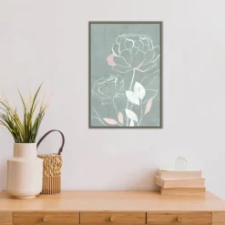 16" X 23" Roseland II By Isabelle Z Framed Canvas Wall Art - Amanti Art -Amanti Art GUEST 4fcb33f6 7eca 4d1b a1c5 294b22c79a38