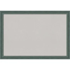 39"x27" Upcycled Wood Frame Gray Cork Board Teal - Amanti Art -Amanti Art GUEST 4fddac7a 7f77 4395 9f0a 5f3d377cf97a