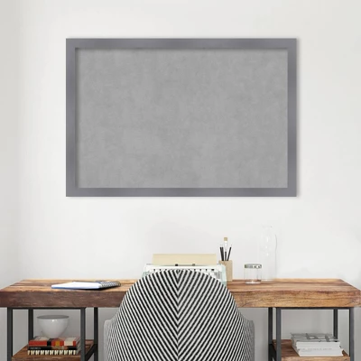 38"x26" Edwin Framed Magnetic Board Gray - Amanti Art 10 38"x26" Edwin Framed Magnetic Board Gray - Amanti Art - Image 8