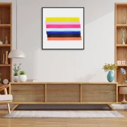 30" X 30" Linear Illusions III By Christine Essue Framed Canvas Wall Art Print - Amanti Art -Amanti Art GUEST 50d40ad1 00b9 4649 933a fa6d80d48004