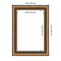 Amanti Art Manhattan Bronze Narrow Framed Dry Erase Magnetic Board -Amanti Art GUEST 51f50d00 bc1a 463c 8c65 3eb7dbf82bce