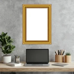 Amanti Art Townhouse Gold Framed Dry Erase Magnetic Board -Amanti Art GUEST 523a9a01 f7e6 466f bb5d c31cba724f25