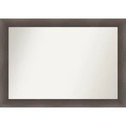 Hardwood Non-Beveled Wood Bathroom Wall Mirror -Amanti Art GUEST 52d21645 d7e9 42b1 9e67 e6dc67ddb9a2
