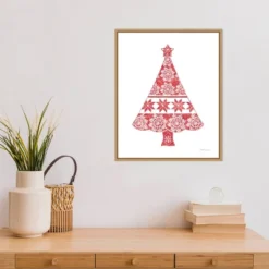 16" X 20" Nordic Holiday Christmas Tree By Beth Grove Framed Canvas Wall Art - Amanti Art -Amanti Art GUEST 5371cc05 1230 4040 a01a 1f8551c801da