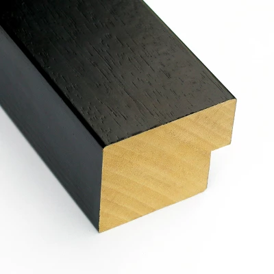 Amanti Art Tribeca Black Petite Bevel Wood Bathroom Wall Mirror 28 X 22 In. 4 Amanti Art Tribeca Black Petite Bevel Wood Bathroom Wall Mirror 28 X 22 In. - Image 2