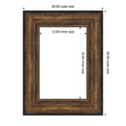 Amanti Art Ballroom Bronze Framed Dry Erase Magnetic Board -Amanti Art GUEST 577d168b 7a58 4762 aad5 d059ae893d12