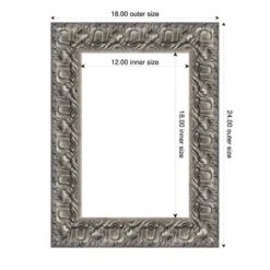 Amanti Art Silver Luxor Framed Dry Erase Magnetic Board -Amanti Art GUEST 59242df9 1131 445e bfa0 8483b0189615