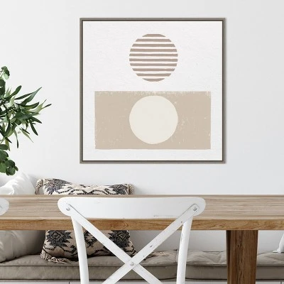 22" X 22" Reflection II Neutral By Moira Hershey Framed Canvas Wall Art Gray Wash - Amanti Art 7 22" X 22" Reflection II Neutral By Moira Hershey Framed Canvas Wall Art Gray Wash - Amanti Art - Image 5