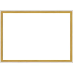 Amanti Art Paige White Gold Framed Dry Erase Magnetic Board -Amanti Art GUEST 599d93d6 f11b 44f8 a831 6cc59ae25647