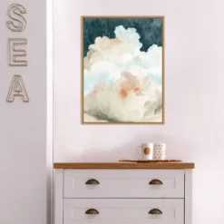 18" X 24" Dark Cumulus Clouds II By Emma Caroline Framed Wall Canvas - Amanti Art -Amanti Art GUEST 59de67f6 cb5b 4971 b625 f2a56301ac19