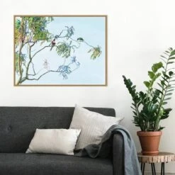 30" X 22" Eucalyptus Tree By Urban Road Framed Canvas Wall Art Light Brown - Amanti Art -Amanti Art GUEST 5a5f618b 6c83 48e0 a68e acecd5a4edc4