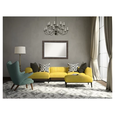 41" X 29" Rustic Pine Wood Framed Wall Mirror - Amanti Art 9 41" X 29" Rustic Pine Wood Framed Wall Mirror - Amanti Art - Image 7