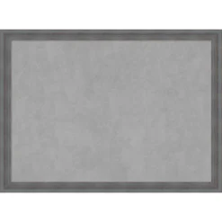 Amanti Art Dixie Grey Rustic Wood Framed Magnetic Board -Amanti Art GUEST 5b250440 8bce 46f3 9515 bfa94cd23ec6