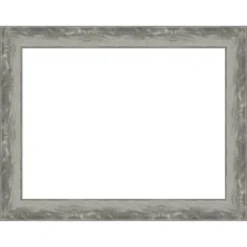 Amanti Art Waveline Silver Narrow Framed Dry Erase Magnetic Board -Amanti Art GUEST 5bab461f 276e 4439 9183 1da9443606cf