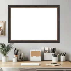 Amanti Art 23"x31" Ashton Black Framed Magnetic Dry Erase Board -Amanti Art GUEST 5bd673f8 3f7d 431d 9e31 86c415c38b26