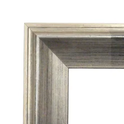 39" X 27" Non-Beveled Bel Volto Silver Wood Wall Mirror - Amanti Art -Amanti Art GUEST 5c62c655 79c3 48ac 8851 f899e03b33af