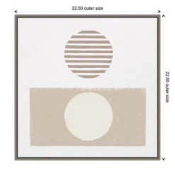 22" X 22" Reflection II Neutral By Moira Hershey Framed Canvas Wall Art Gray Wash - Amanti Art 13 22" X 22" Reflection II Neutral By Moira Hershey Framed Canvas Wall Art Gray Wash - Amanti Art -Amanti Art GUEST 5ca732bf 1a93 4bed b7aa 358c37bcec9b