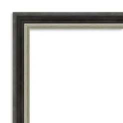Amanti Art Theo Black Silver Narrow Framed Dry Erase Magnetic Board -Amanti Art GUEST 5f0d814f 2277 4489 b698 c19af22b6d79