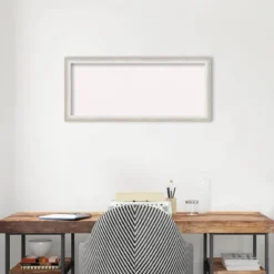 32"x14" Two Tone Wood Frame White Cork Board Silver - Amanti Art: Bulletin Board For Office, Wall Mount, No Choking Hazard 17 32"x14" Two Tone Wood Frame White Cork Board Silver - Amanti Art: Bulletin Board For Office, Wall Mount, No Choking Hazard -Amanti Art GUEST 5fa56ae1 4c14 4d58 b667 c6ad9d391038