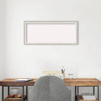 32"x14" Two Tone Wood Frame White Cork Board Silver - Amanti Art: Bulletin Board For Office, Wall Mount, No Choking Hazard 8 32"x14" Two Tone Wood Frame White Cork Board Silver - Amanti Art: Bulletin Board For Office, Wall Mount, No Choking Hazard - Image 6