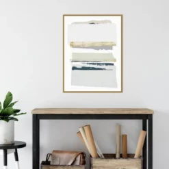 22" X 30" Boulevard I By PI Studio Framed Canvas Wall Art Gold - Amanti Art -Amanti Art GUEST 5fe763b4 fef5 4a97 bf20 adfc9161a858