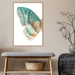 22" X 33" Fragile Wings III By Danhui Nai Framed Canvas Wall Art Light Brown - Amanti Art -Amanti Art GUEST 611ca4ee 5a73 4cbc a9f2 e2b28ed12a16