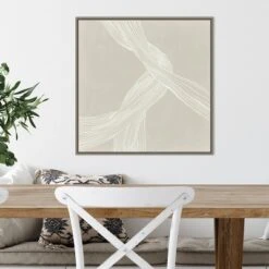 22" X 22" On The Same Wavelength I By Isabelle Z Framed Canvas Wall Art Gray Wash - Amanti Art -Amanti Art GUEST 613fa9ac 06fe 4be0 bde7 511b10c59a96