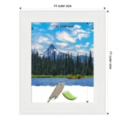 Amanti Art Vanity White Narrow Picture Frame -Amanti Art GUEST 621fca49 496d 4d9d 9c68 a85e9572f82c