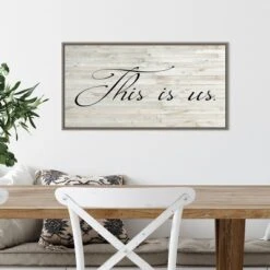 26" X 14" Family Inspiration I By Alicia Ludwig Framed Canvas Wall Art Gray Wash - Amanti Art -Amanti Art GUEST 63eb8b8c 37f0 476c 8528 44811176a3f6