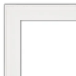 Amanti Art Vanity White Narrow Picture Frame