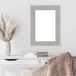 Amanti Art Glam Linen Grey Framed Dry Erase Magnetic Board -Amanti Art GUEST 66dcf78b 1a84 4bd3 83f6 a1682030fce6