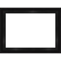 Amanti Art Grand Black Narrow Framed Dry Erase Magnetic Board -Amanti Art GUEST 675ab3d7 e20f 42a2 8af2 1e35fe10f81b