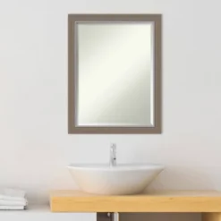 Eva Framed Bathroom Vanity Wall Mirror - Amanti Art -Amanti Art GUEST 6760fbf6 fa4f 4d93 8c29 f931774a6aab