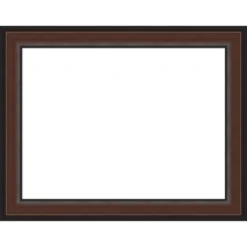 Amanti Art Harvard Walnut Framed Dry Erase Magnetic Board -Amanti Art GUEST 67aa7895 b89a 4ba0 8565 0730d4c52574