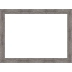 Amanti Art Pinstripe Plank Grey Narrow Framed Dry Erase Magnetic Board -Amanti Art GUEST 67da1f19 a920 4c73 9135 517ac9a1a242