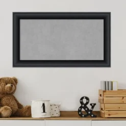 Amanti Art Nero Black Framed Magnetic Board 27 X 15 In. -Amanti Art GUEST 67f71d6e 233e 411f 92b9 30af326f4c6a