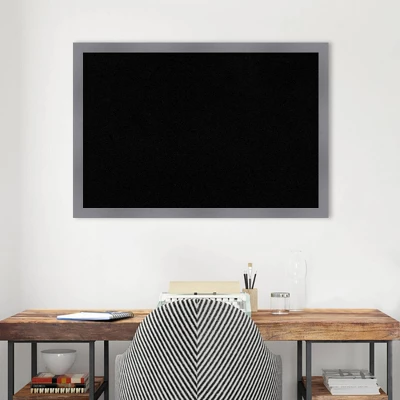 38"x26" Edwin Wood Frame Black Cork Board Gray - Amanti Art 10 38"x26" Edwin Wood Frame Black Cork Board Gray - Amanti Art - Image 8