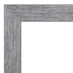 25" X 25" Bark Rustic Framed Wall Mirror Gray - Amanti Art -Amanti Art GUEST 691a4833 504f 4534 bb6d 8999c89251af