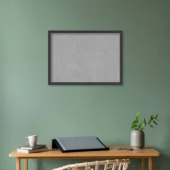 30"x22" Framed Magnetic Board Black - Amanti Art -Amanti Art GUEST 698e5223 926a 4dd0 898a b2623ce5f8d0