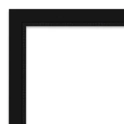 31" X 25" Non-Beveled Avon Black Wall Mirror - Amanti Art -Amanti Art GUEST 6baeaf2e 6433 4195 ac16 65d6f67569d6