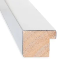 29" X 29" Non-Beveled Low Luster Wood Bathroom Wall Mirror Silver - Amanti Art