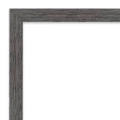 30" X 24" Non-Beveled Pinstripe Plank Gray Thin Wall Mirror - Amanti Art -Amanti Art GUEST 6ecf3ec9 ec7d 4166 a8c1 0e85dd841811 1