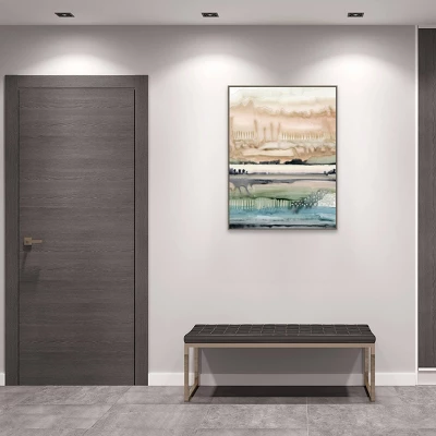 32" X 42" Mesa Horizon Strata II By Grace Popp Framed Canvas Wall Art Print - Amanti Art 6 32" X 42" Mesa Horizon Strata II By Grace Popp Framed Canvas Wall Art Print - Amanti Art - Image 4