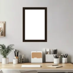 Amanti Art Espresso Brown Framed Dry Erase Magnetic Board -Amanti Art GUEST 6f8318b1 0fc8 46ae a9a6 4533c134da72