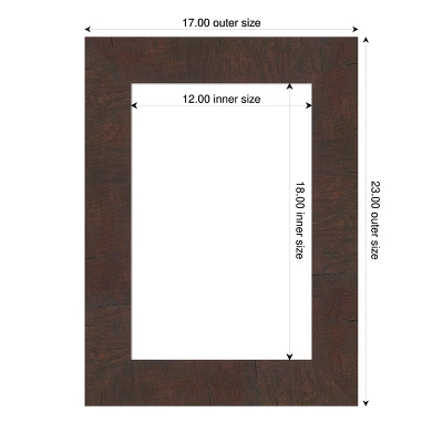 Amanti Art Wildwood Brown Framed Dry Erase Magnetic Board 6 Amanti Art Wildwood Brown Framed Dry Erase Magnetic Board - Image 4