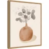16" X 20" La Planta I Floral Vase By Victoria Barnes Framed Canvas Wall Art - Amanti Art -Amanti Art GUEST 6fba7b03 b357 43fd ad5a 6e9ed2126f75
