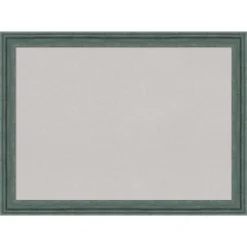 31"x23" Upcycled Wood Frame Gray Cork Board Teal - Amanti Art -Amanti Art GUEST 6ffcc41c 2262 415c 918e 7b7df6019616