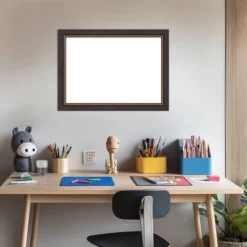 Amanti Art 17"x23" Ashton Black Framed Magnetic Dry Erase Board -Amanti Art GUEST 703d5838 b562 44a7 b240 6dd41ff03423